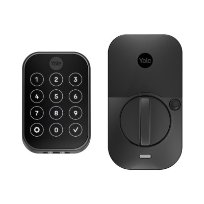 Yale Pro 2 Key Free Touchscreen Keypad Lock with Bluetooth, No Smart Module, Black Suede